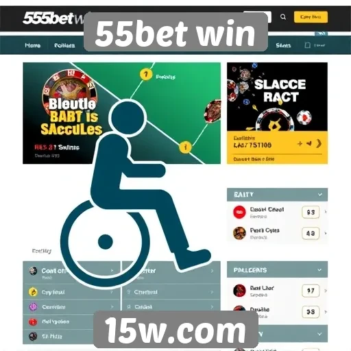 Acessibilidade do site 55bet win é analisada